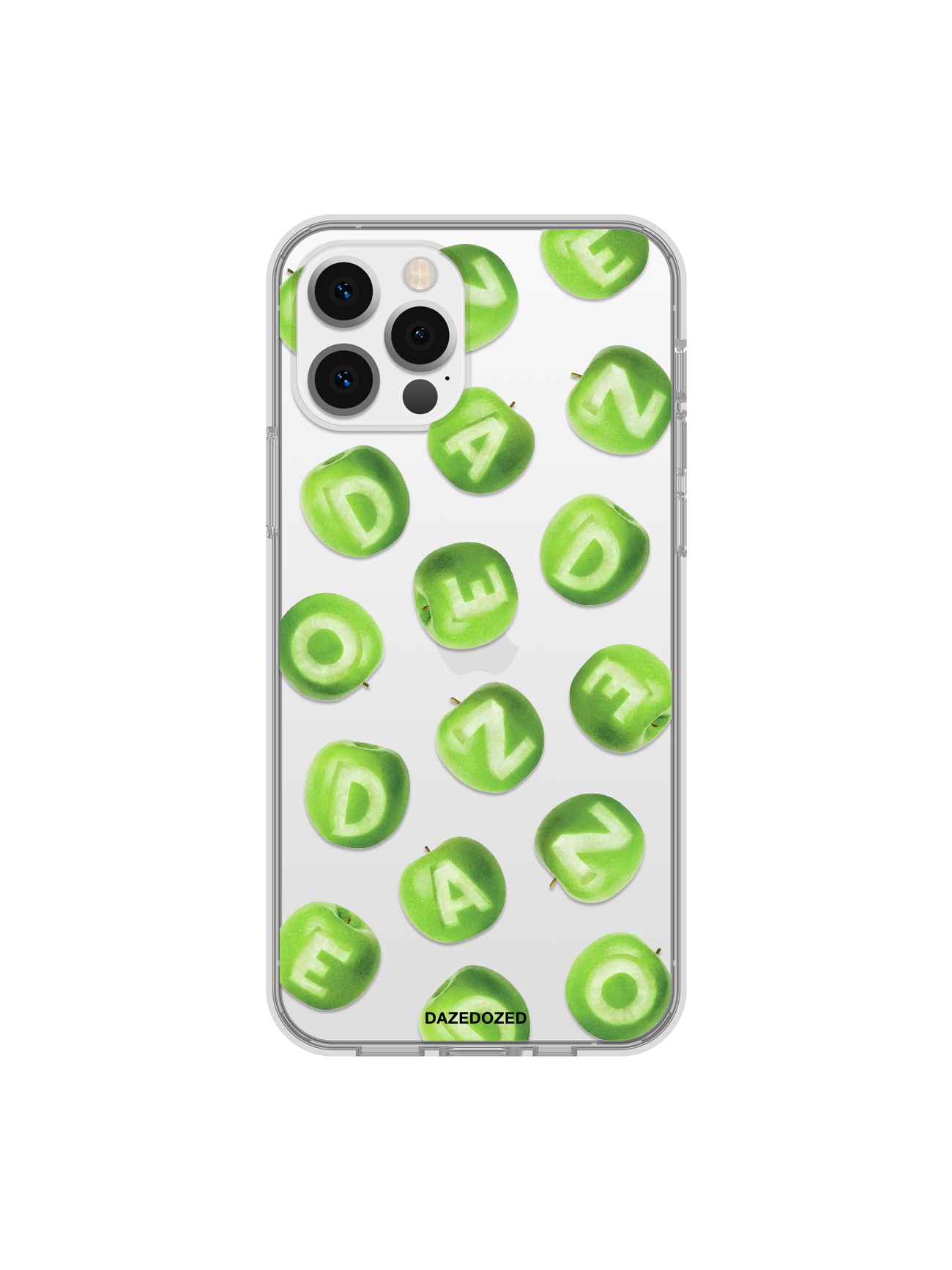 Green Apple Alphabet Phone Case